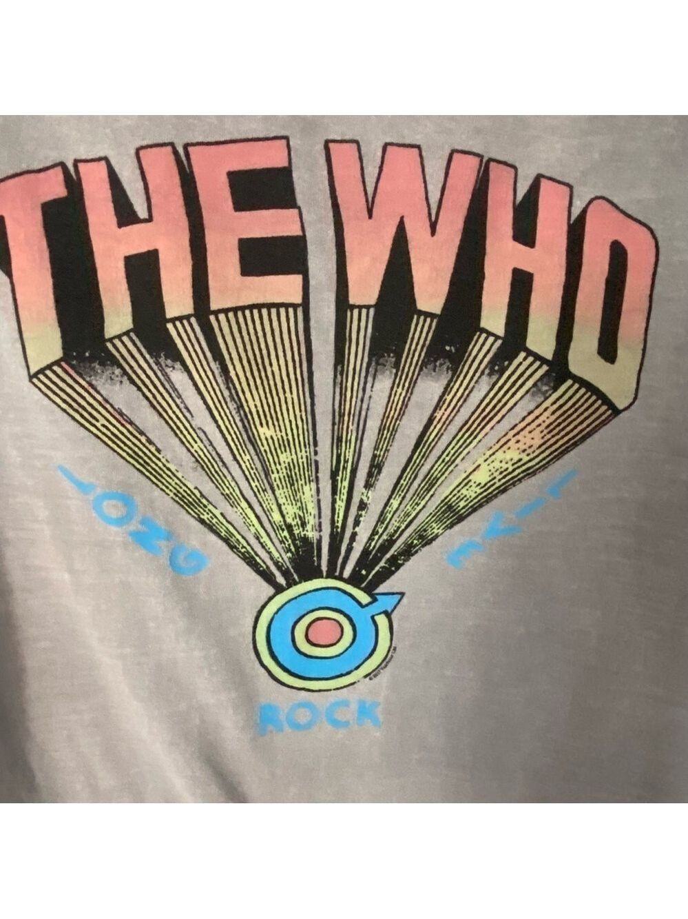 Abercrombie & Fitch The Who Long Live Rock Distressed Graphic Tee XS Band Tee - Picture 2 of 4